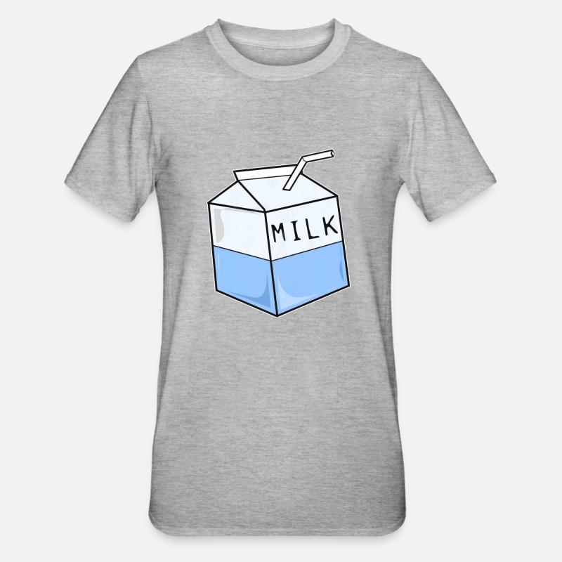 Pack de lait de lait - T-shirt polycoton Unisexe - gris chiné