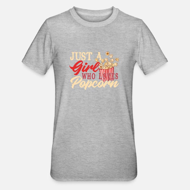 Femme pop-corn - T-shirt polycoton Unisexe - gris chiné