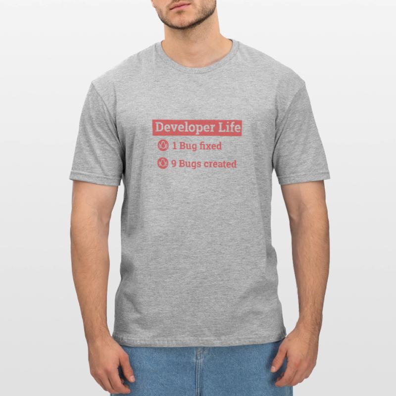 "Developer life" | Programmer, Programmer Unisex Polycotton T-Shirt