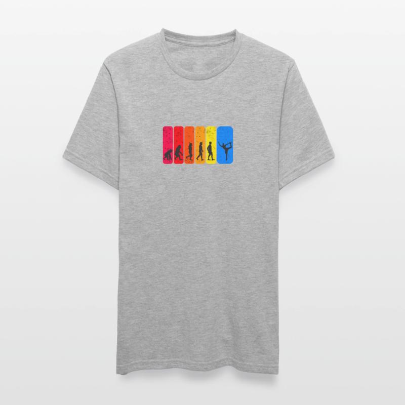 Eiskunstlauf Evolution Eiskunstläufer Geschenkidee Unisex Polycotton T-Shirt