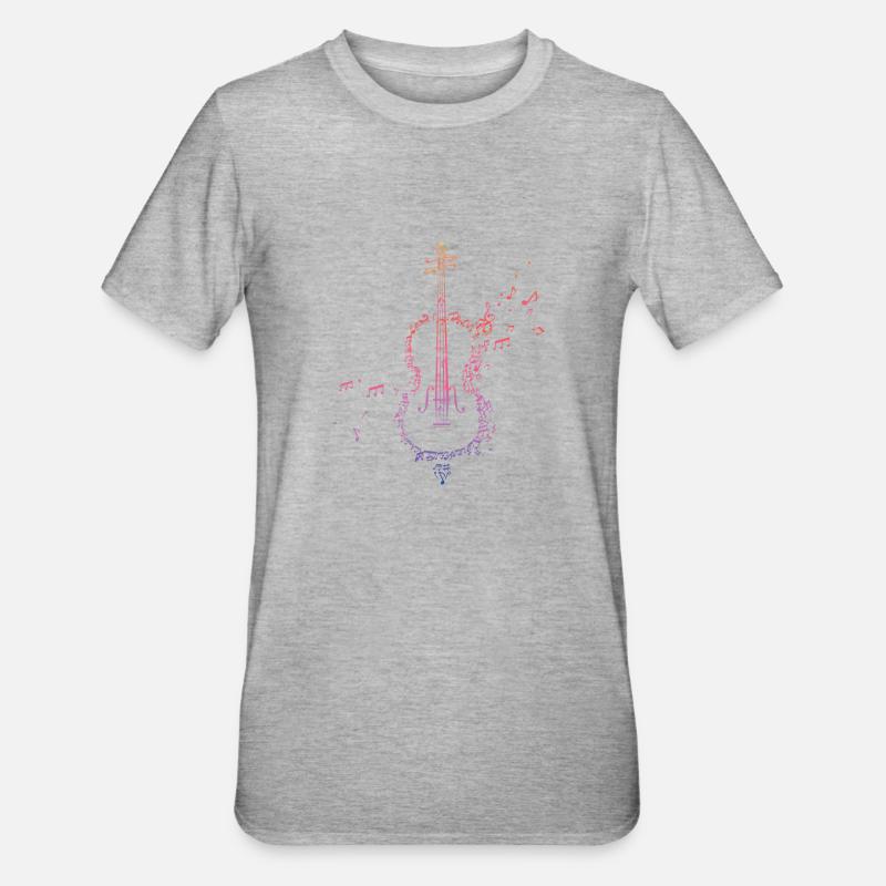 Orchestre violoncelle violoncelle - T-shirt polycoton Unisexe - gris chiné