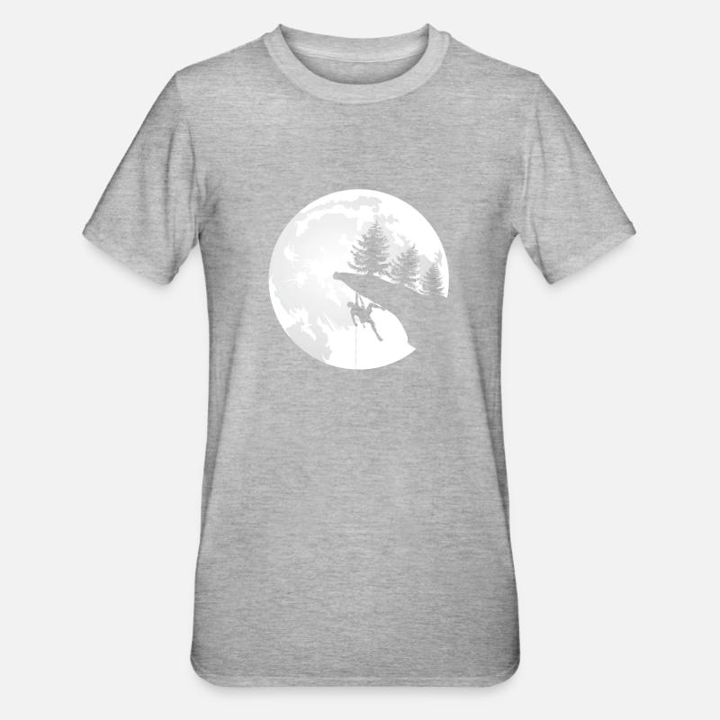 Boulder, , Climbing Gift Idea I - Unisex Polycotton T-Shirt - heather grey