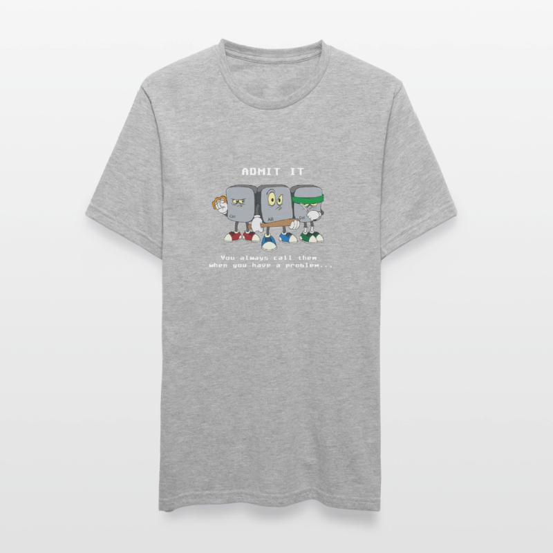 Programmeur informaticien Ctrl Alt Del Computer T-shirt polycoton Unisexe
