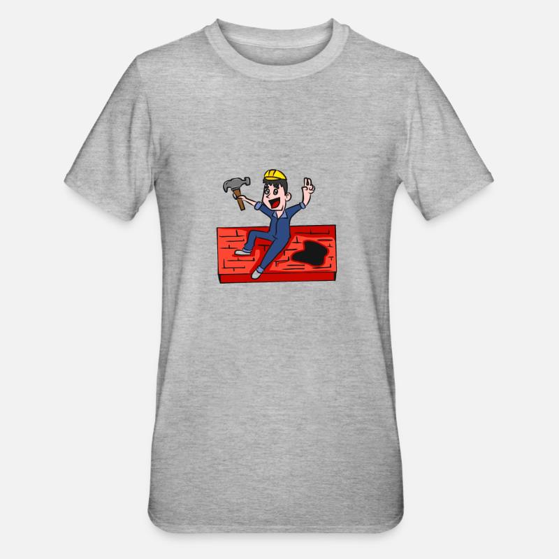 COUVERTURE - T-shirt polycoton Unisexe - gris chiné