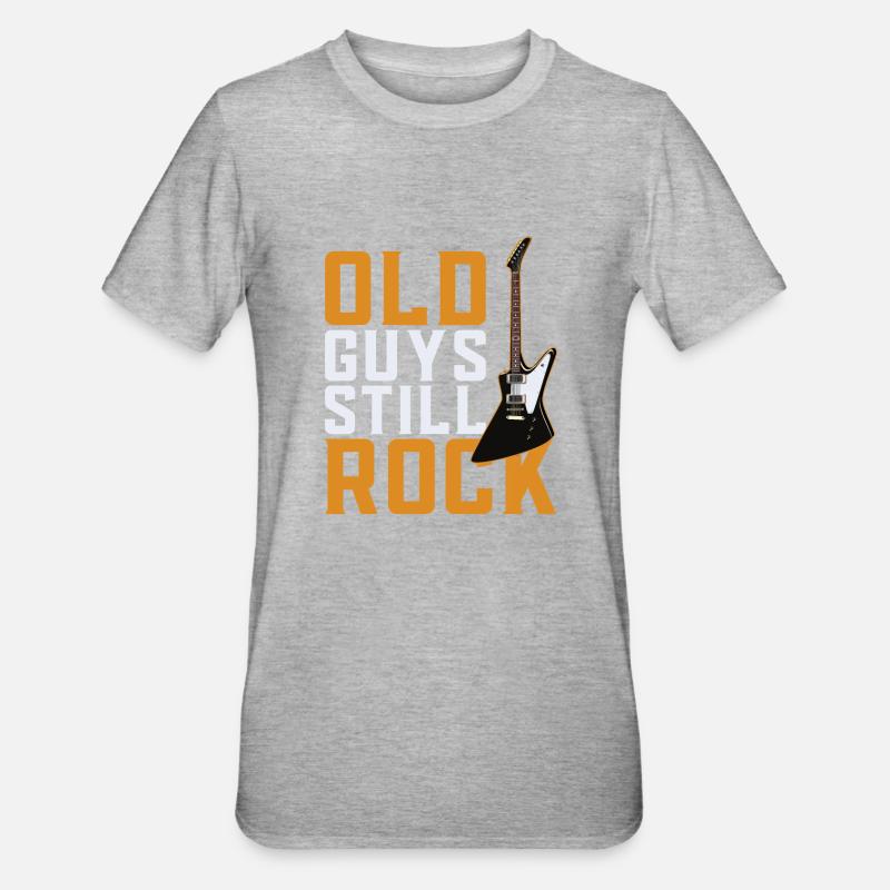 Guitariste guitariste guitariste - T-shirt polycoton Unisexe - gris chiné