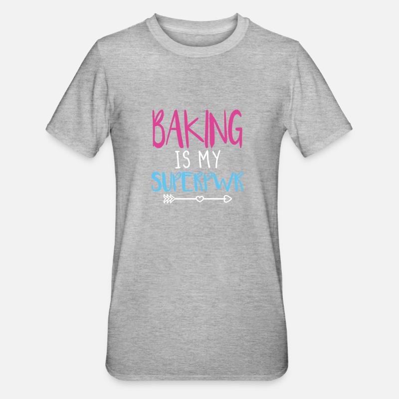 Back Spruch lustig Geschenk - Unisex Polycotton T-Shirt - Grau meliert