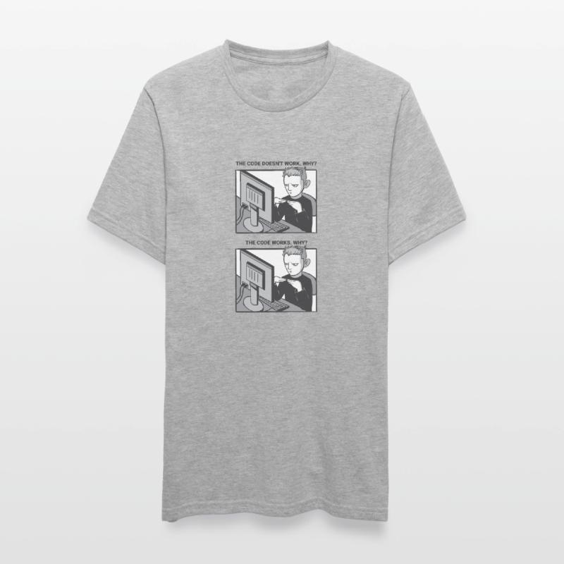 "My Code Works. WHY?" | Programmer Unisex Polycotton T-Shirt