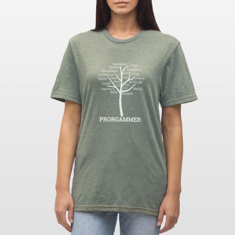 "Programmer Tree" | Programmierer Unisex Polycotton T-Shirt