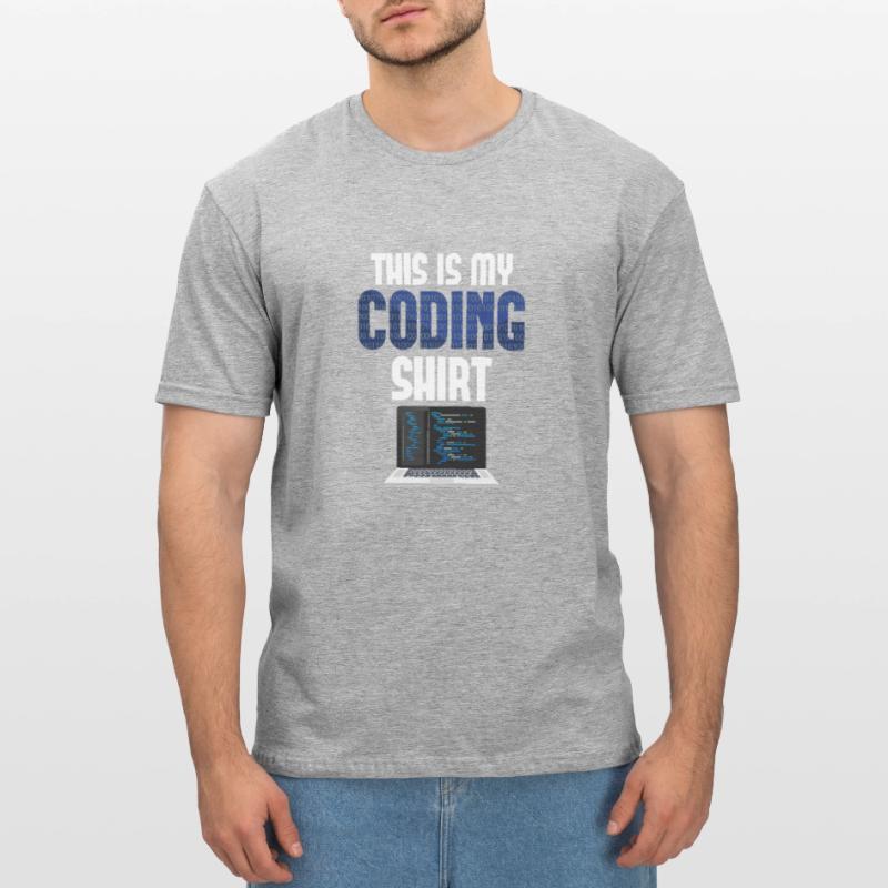 Codeur d’ordinateur Codeur Nerd Codage T-shirt polycoton Unisexe