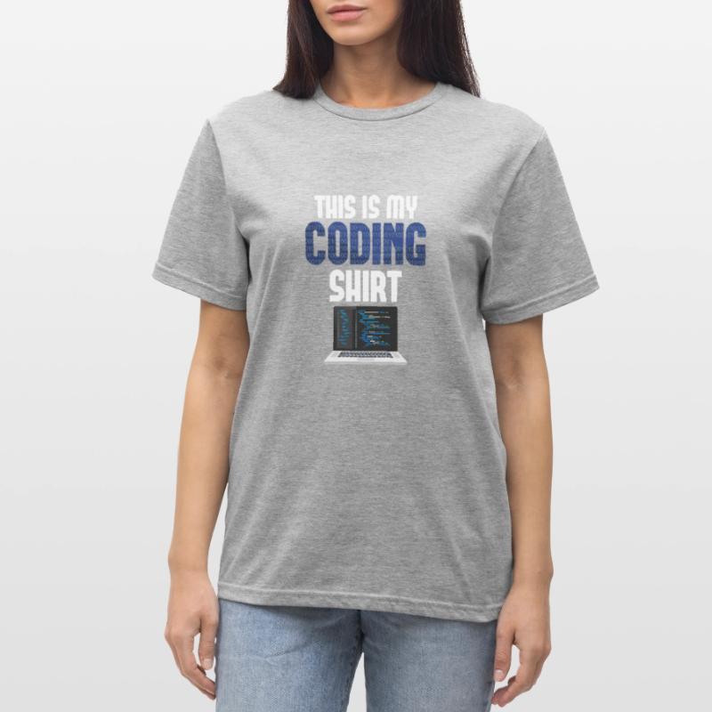 Codeur d’ordinateur Codeur Nerd Codage T-shirt polycoton Unisexe