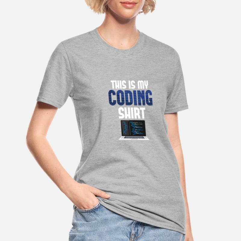 Codeur d’ordinateur Codeur Nerd Codage T-shirt polycoton Unisexe