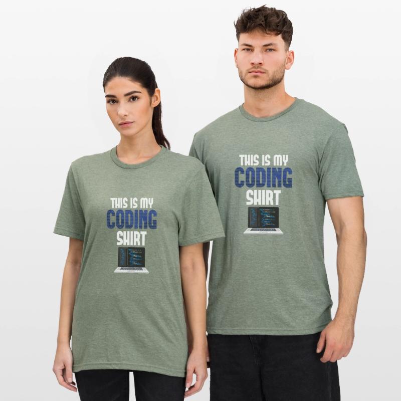 Computer Programmer Coder Nerd Coding Unisex Polycotton T-Shirt