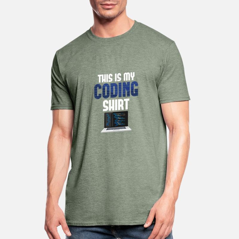 Codeur d’ordinateur Codeur Nerd Codage T-shirt polycoton Unisexe