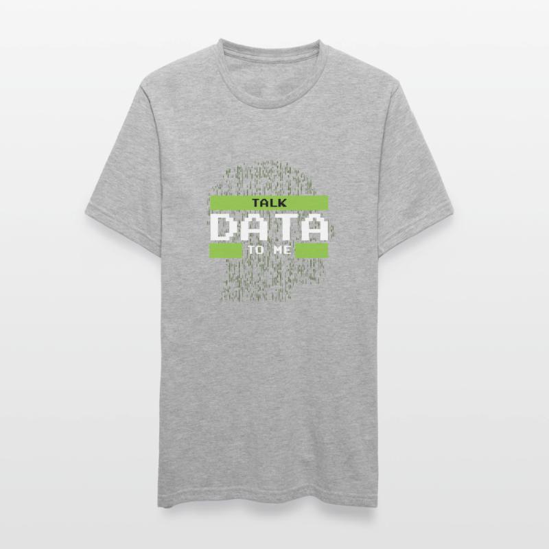 Talk Data To me Data Science und Datascientist Unisex Polycotton T-Shirt