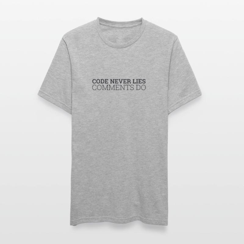 "Code never Lies, Comments do" | Programmer Unisex Polycotton T-Shirt