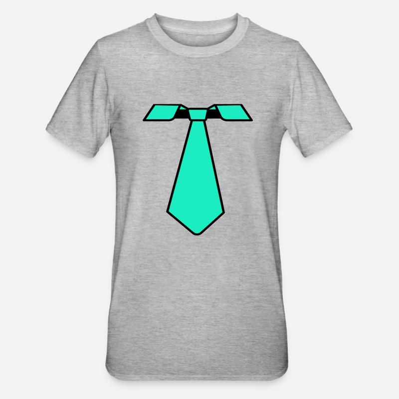 Cravate Mardi Gras Mardi Gras - T-shirt polycoton Unisexe - gris chiné
