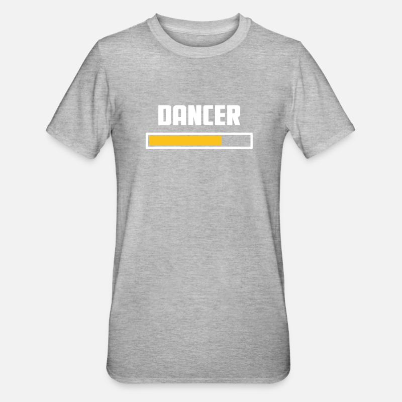 Dancer Installing Shirt - Unisex Polycotton T-Shirt - heather grey