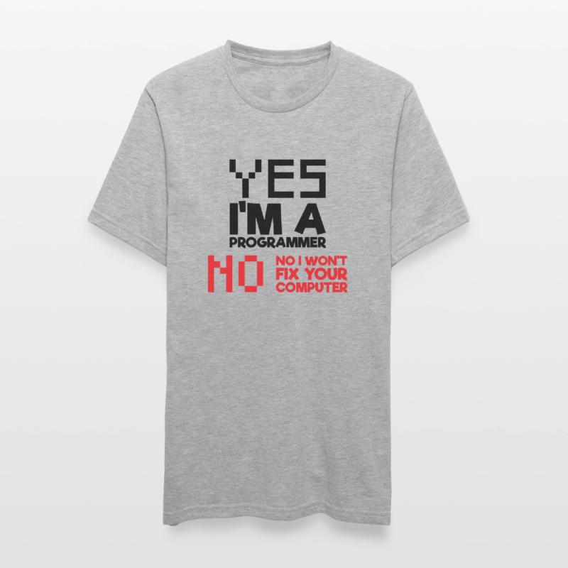 Yes I am a programmer computer science computer Unisex Polycotton T-Shirt
