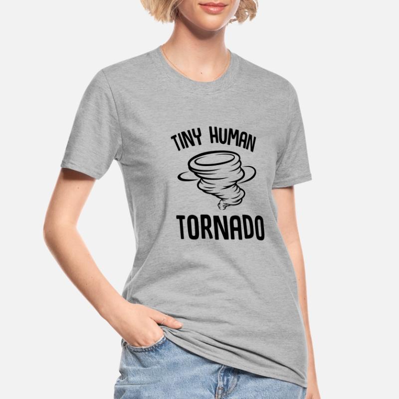 Tiny Human Tornado Unisex Polycotton T-Shirt