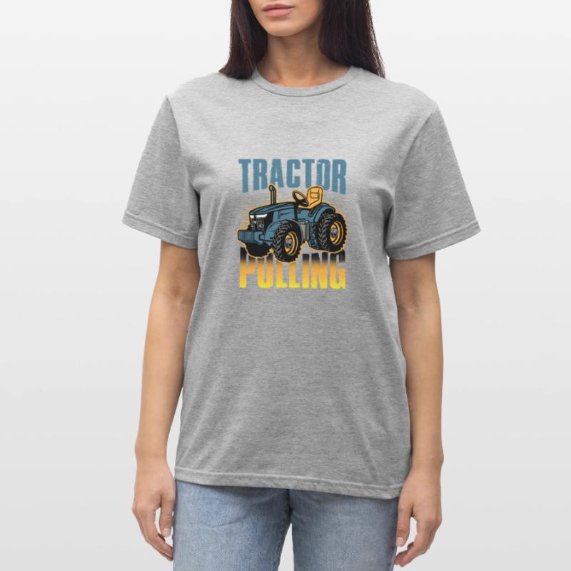 tractor pulling, tractor pulling, racing, Unisex Polycotton T-Shirt