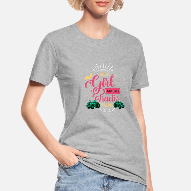 tractor pulling, tractor pulling pulling, drag, T-shirt polycoton Unisexe