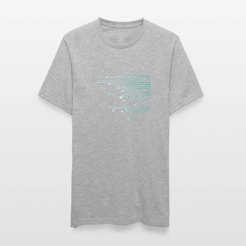 Computer Circuit Engineer Computer Nerd T-shirt polycoton Unisexe