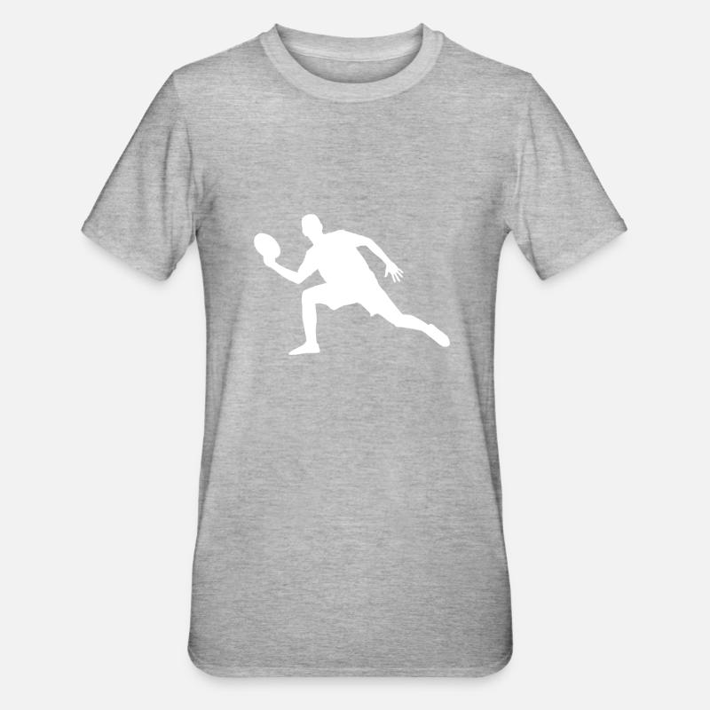 Frisbee Ultimate Frisbee Disc Golf - T-shirt polycoton Unisexe - gris chiné