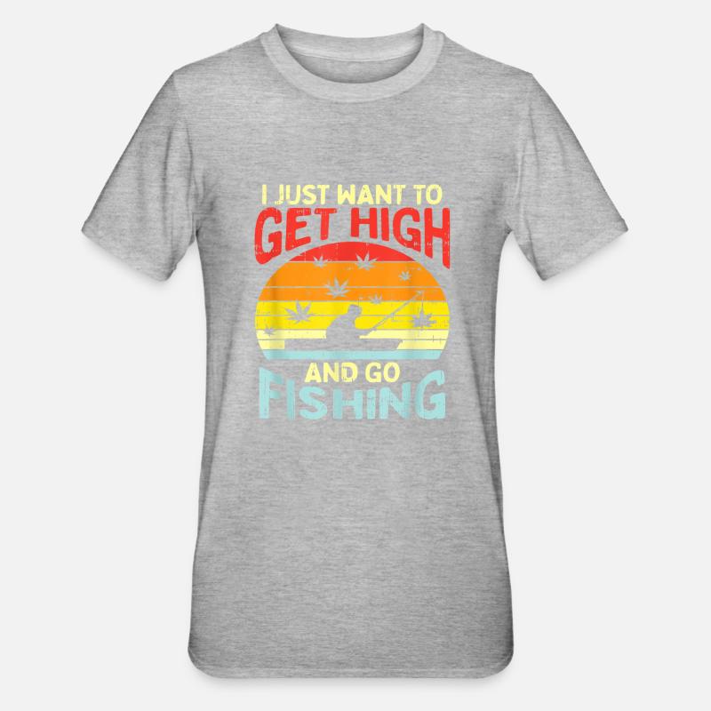 Cannabis chanvre THC 420 - T-shirt polycoton Unisexe - gris chiné