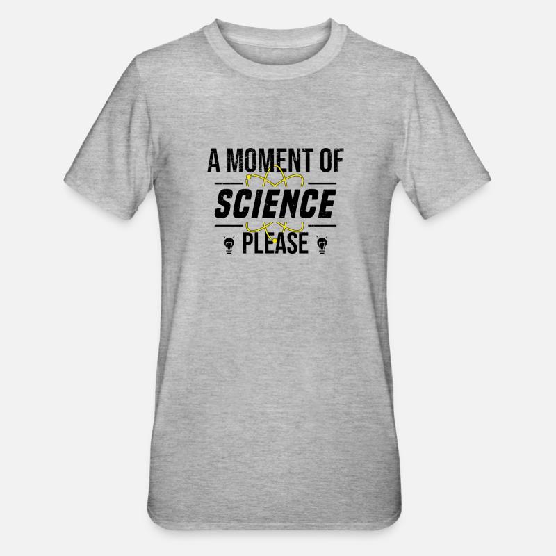 Étudiant physique Université science électron - T-shirt polycoton Unisexe - gris chiné