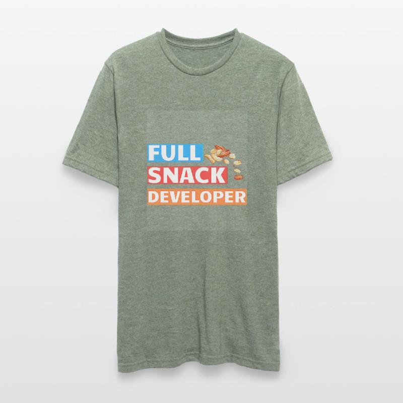 FULL SNACK DEVELOPER - DEVELOPER PUN Unisex Polycotton T-Shirt