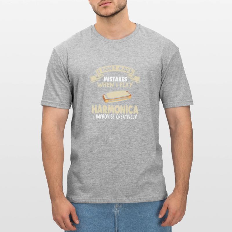 Harmonica Harmonica Harmonica Harmonica T-shirt polycoton Unisexe