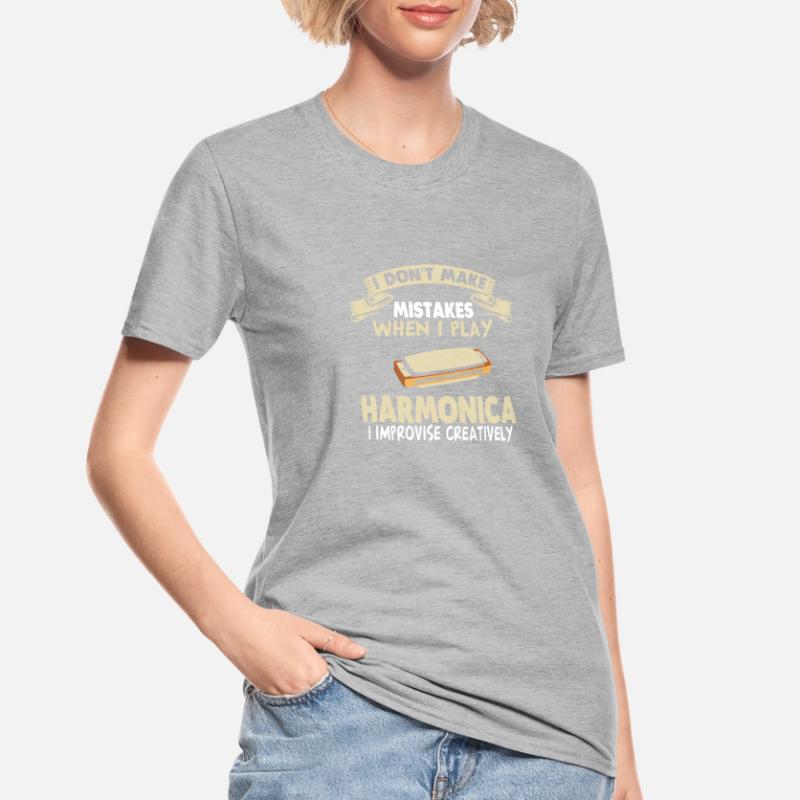 Harmonica Harmonica Harmonica Harmonica T-shirt polycoton Unisexe