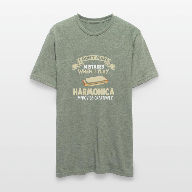 Harmonica Harmonica Chord Harmonica Harmonica Unisex Polycotton T-Shirt