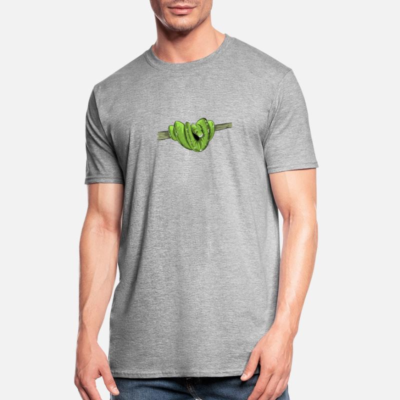 Morelia Viridis I Arbre vert Python Serpent Phyton T-shirt polycoton Unisexe