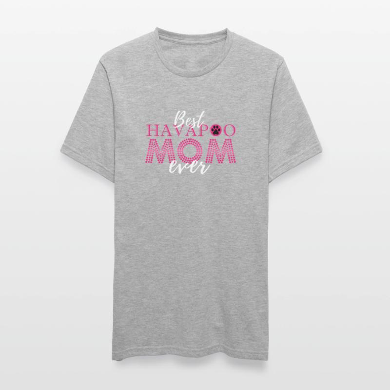 havapoo, havapoo havapoo ciel, mélange de caniche, T-shirt polycoton Unisexe