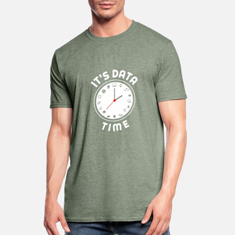 Data Engineering Data Analytics It's Data Time Unisex Polycotton T-Shirt