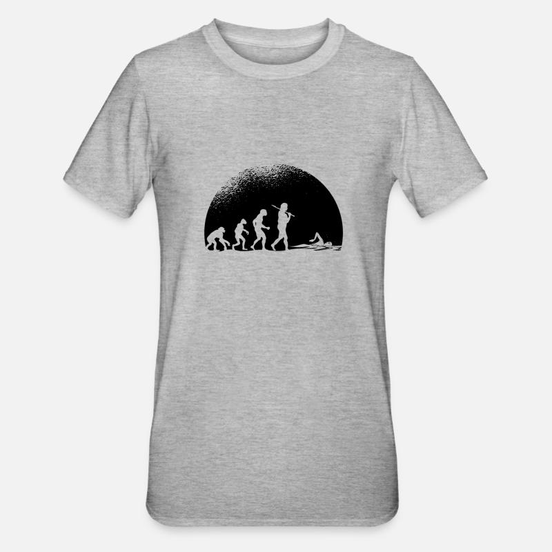 Evolution Swimming - Unisex Polycotton T-Shirt - heather grey