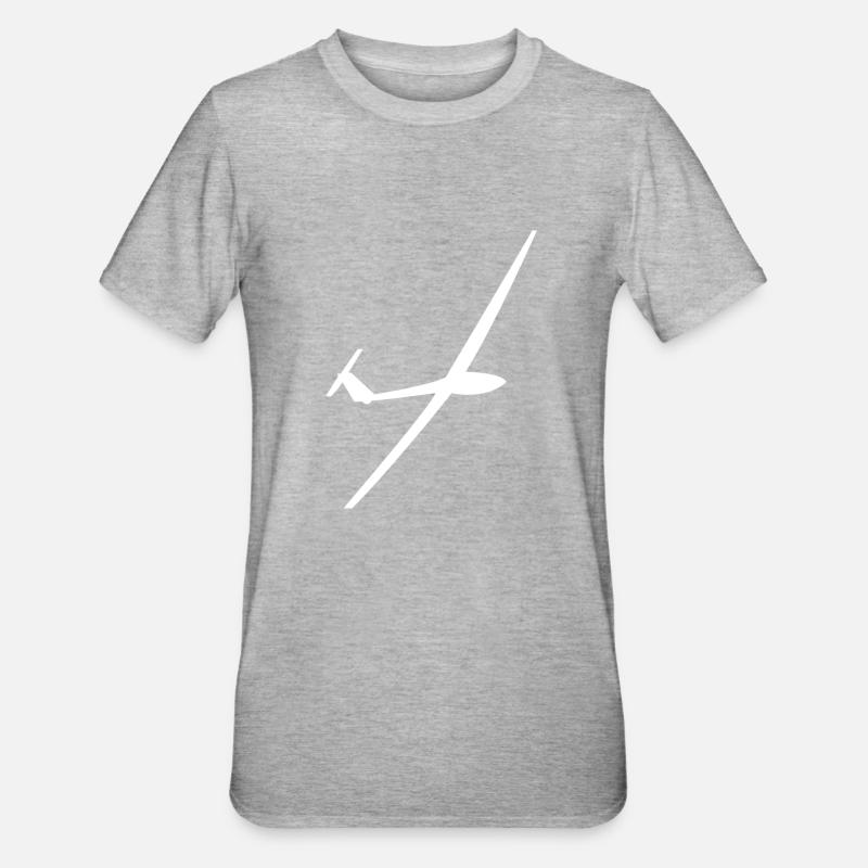 Planeurs Planeurs Planeurs - T-shirt polycoton Unisexe - gris chiné
