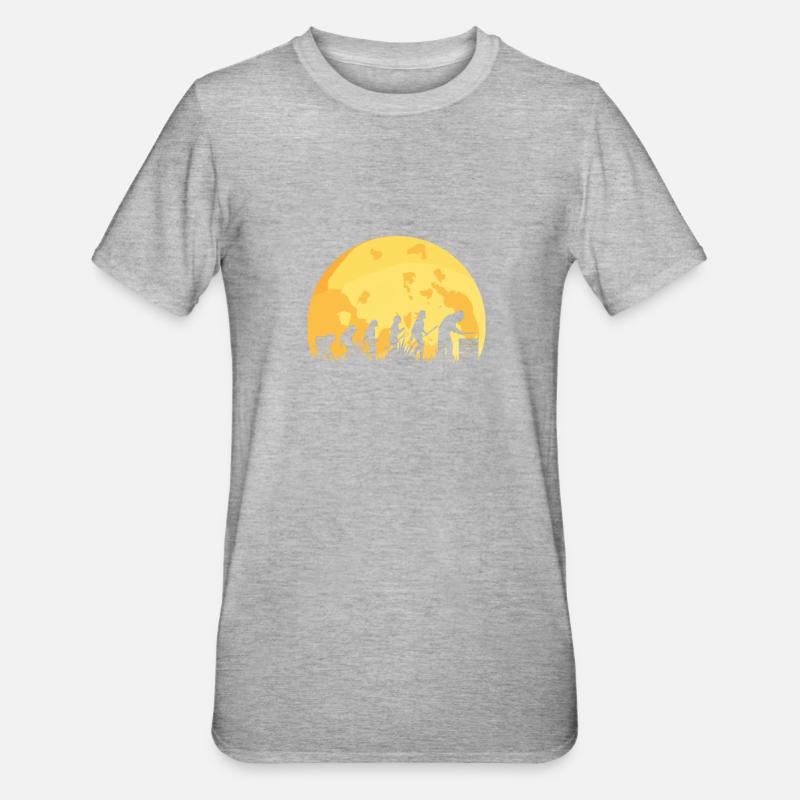 Evolution Beekeeper Beekeeping - Unisex Polycotton T-Shirt - heather grey