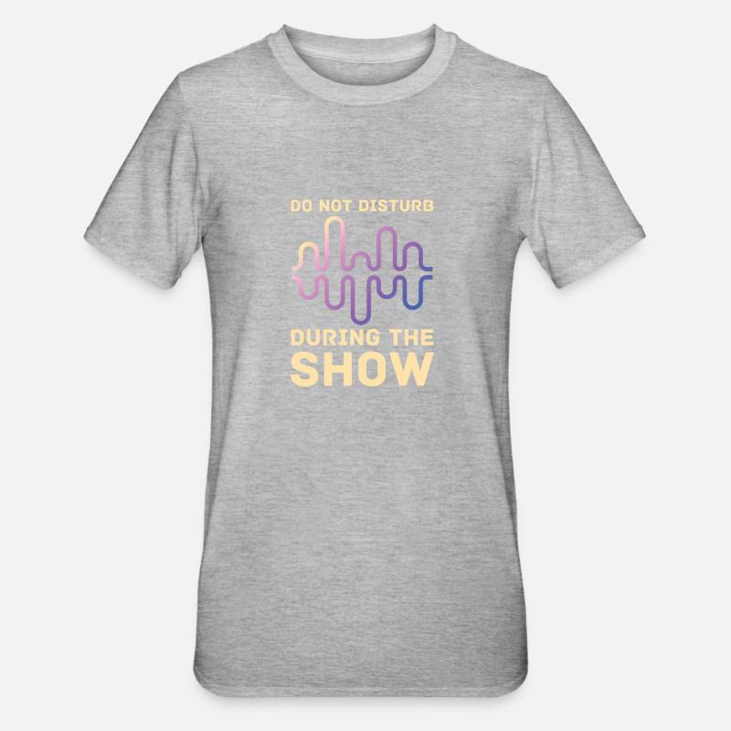 Tontechniker Sound Audio Engineer - Unisex Polycotton T-Shirt - Grau meliert