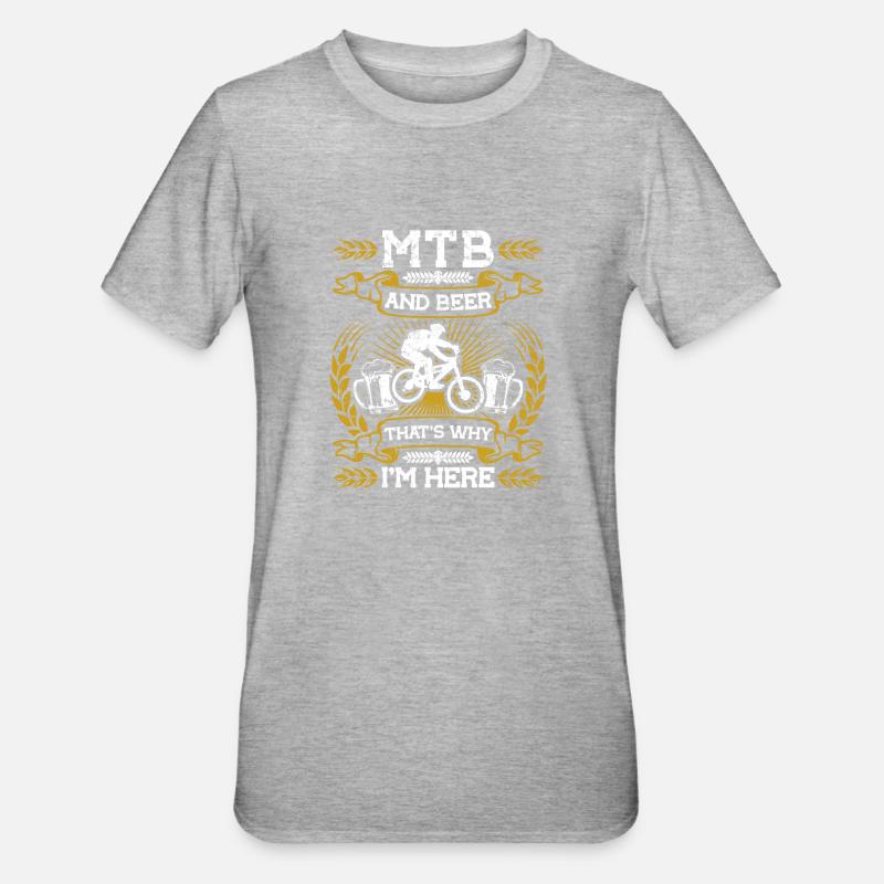 VTT VTT - T-shirt polycoton Unisexe - gris chiné