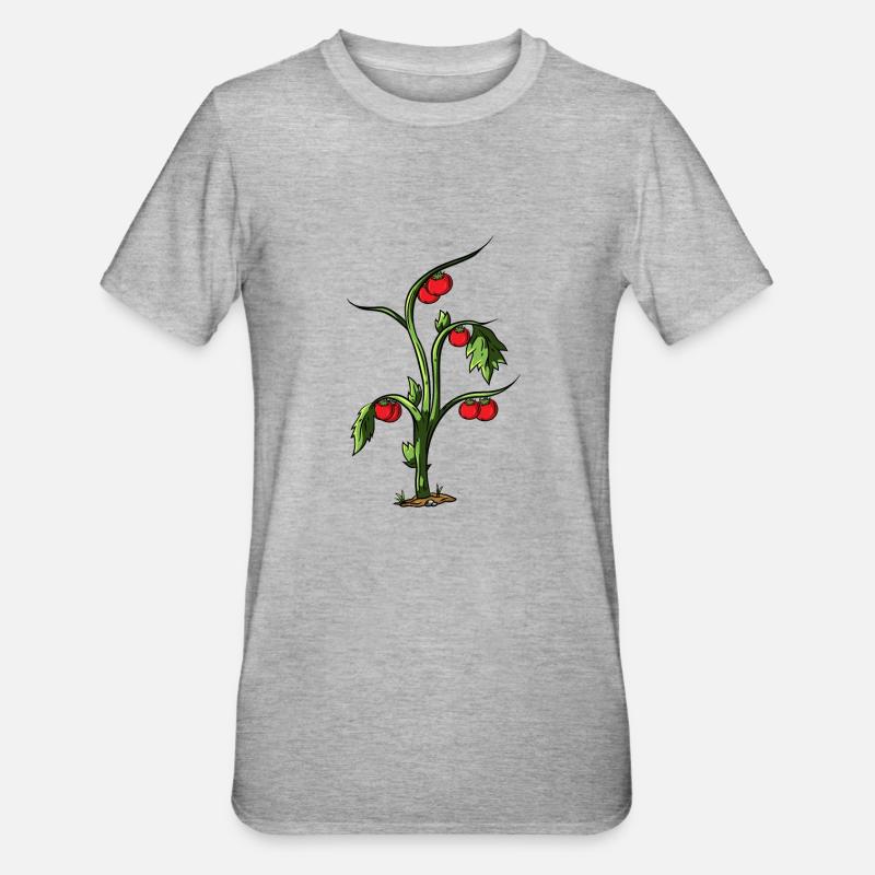 Tomate - T-shirt polycoton Unisexe - gris chiné