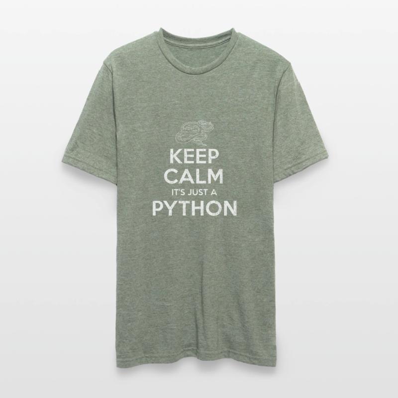 Python Snake Unisex Polycotton T-Shirt