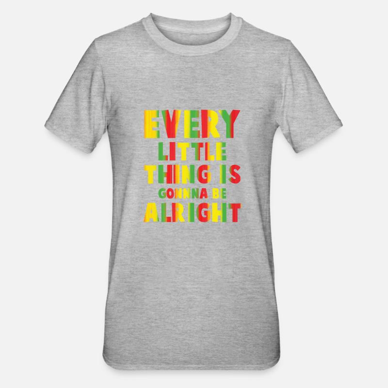Reggae - T-shirt polycoton Unisexe - gris chiné
