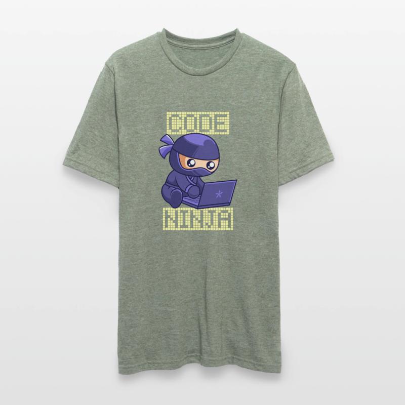 Code Ninja Coder Software Developer Programmer Unisex Polycotton T-Shirt