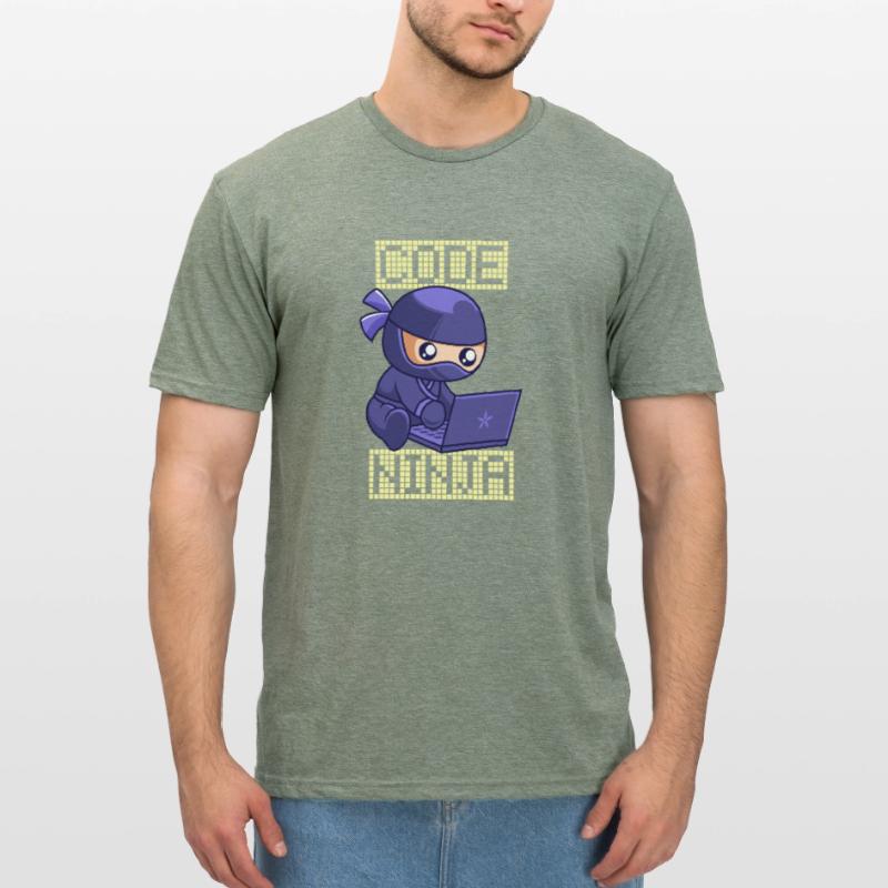 Code Ninja Coder Sofware Entwickler Programmierer Unisex Polycotton T-Shirt