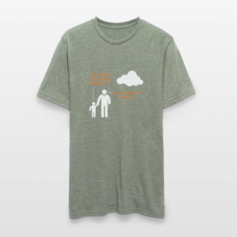 Linux Server Witz Informatiker Humor Software Unisex Polycotton T-Shirt