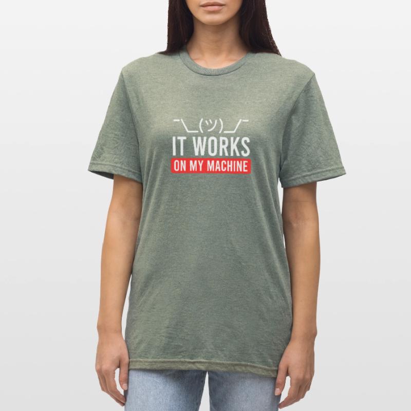 Coder Spruch Software Tester Debugging Informatik Unisex Polycotton T-Shirt