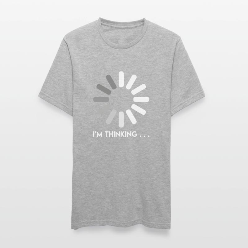 Programmierer Witz ich denke nach Coder Unisex Polycotton T-Shirt