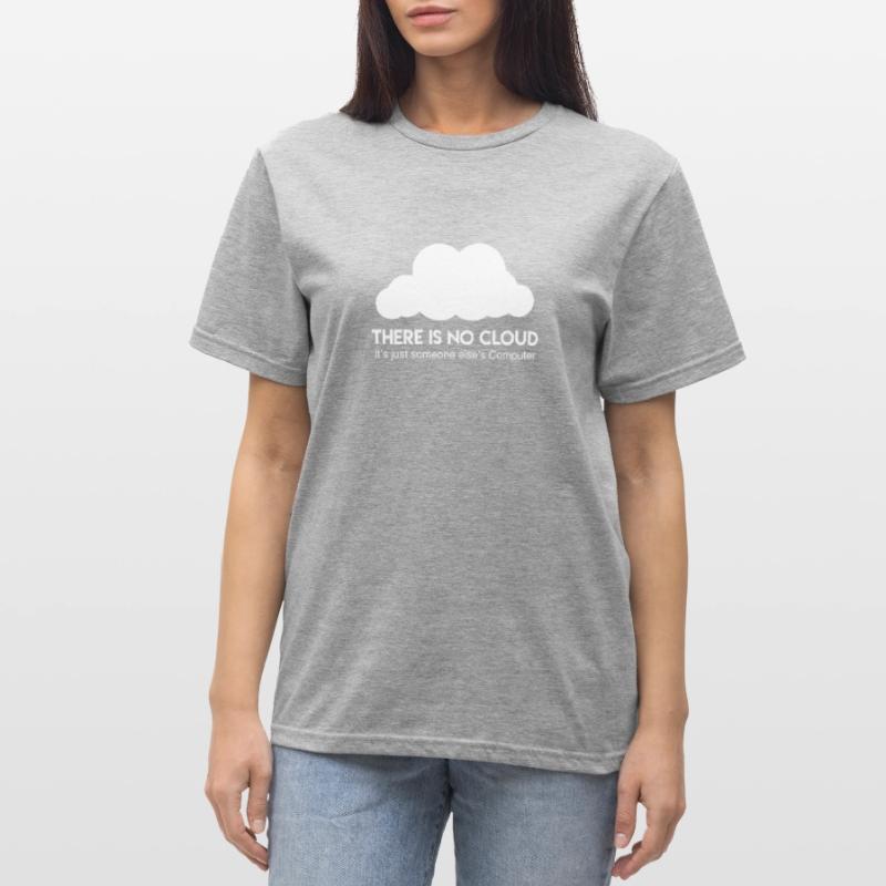 Server Cloud Saying Computer Scientist Coder Unisex Polycotton T-Shirt